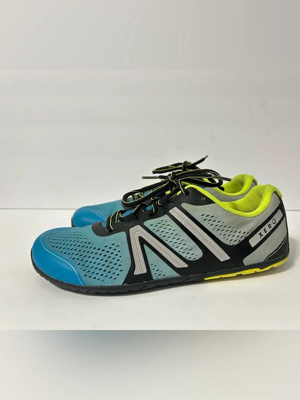 Xero Shoes HFS Men’s 10 Blue Gray Minimalist Barefoot Running Shoes Low Drop